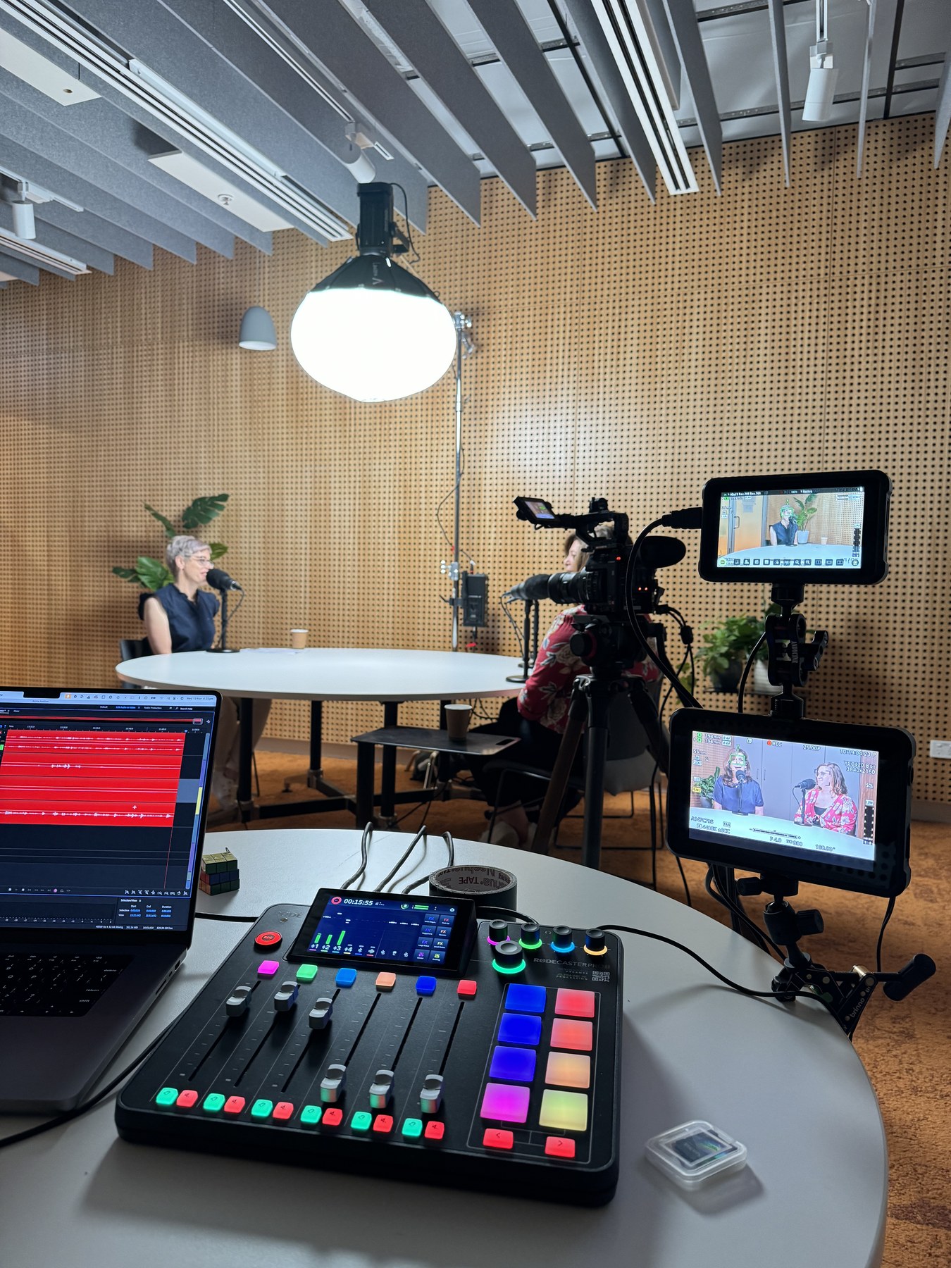 VIDPOD podcast production behind the scenes