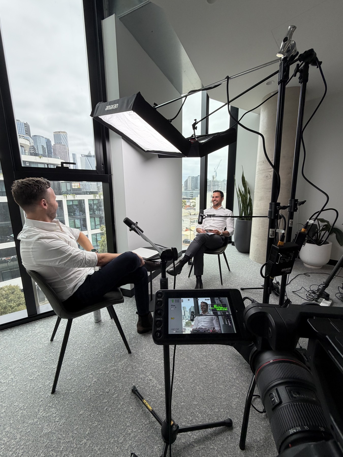VIDPOD podcast production behind the scenes