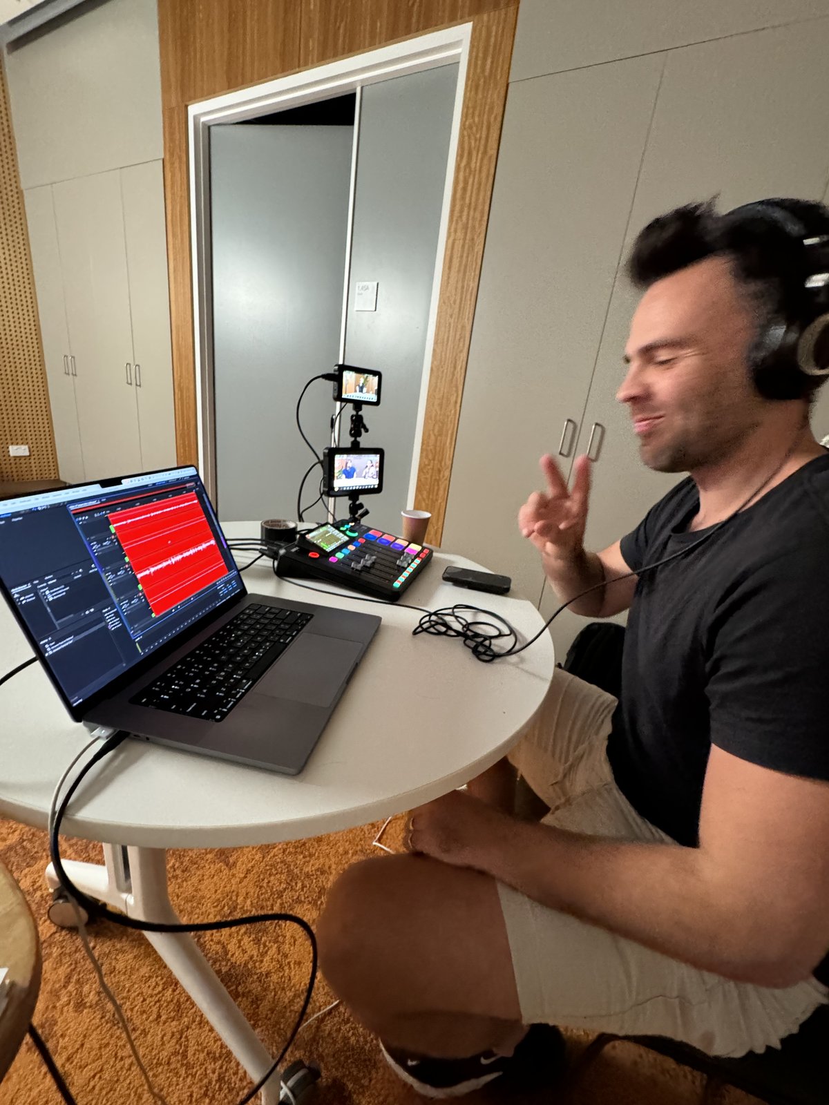 VIDPOD podcast production behind the scenes