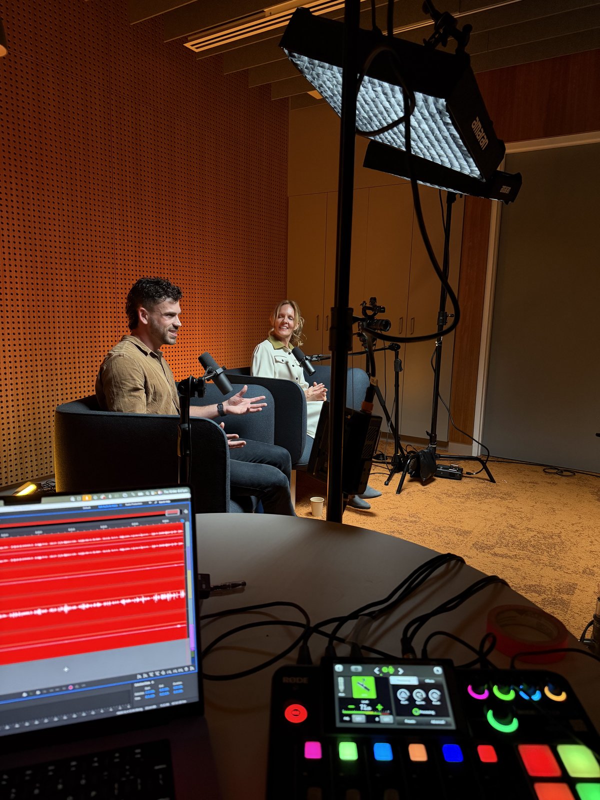 VIDPOD podcast production behind the scenes