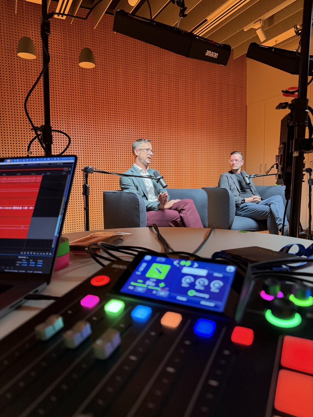 VIDPOD podcast production behind the scenes